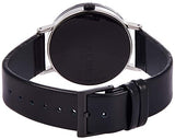 Calvin Klein Boost White Black Dial Black Leather Strap Watch for Men - K7Y21CCX Authentic Buy Shop Now