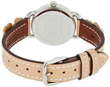 Coach Perry White Dial Brown Floral Leather Strap Watch for Women - 14502873 Authentic Buy Shop Now