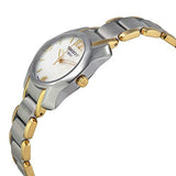 Tissot T Wave Mother of Pearl Dial Two Tone Steel Strap Watch for Women - T023.210.22.117.00 Authentic Buy Shop Now