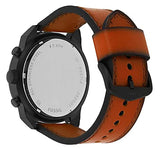Fossil Bronson Black Dial Brown Leather Strap Watch for Men - FS5714 Authentic Buy Shop Now