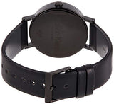 Calvin Klein Boost Black Dial Black Leather Strap Watch for Men - K7Y214CL Authentic Buy Shop Now