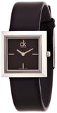 Calvin Klein Mark Black Dial Black Leather Strap Watch for Women - K3R231C1 Authentic Buy Shop Now