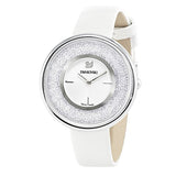 Swarovski Crystalline Pure White Dial White Leather Strap Watch for Women - 5275046 Authentic Buy Shop Now