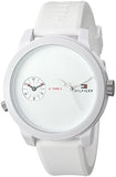Tommy Hilfiger Denim White Dial White Rubber Strap Watch for Men - 1791324 Authentic Buy Shop Now