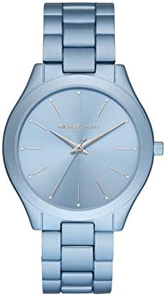 Michael Kors Slim Runway Blue Dial Blue Steel Strap Watch For Women - MK4548 Authentic Buy Shop Now