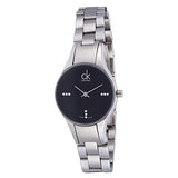 Calvin Klein Simplicity Diamonds Black Dial Silver Steel Strap Watch for Women - K4323102 Authentic Buy Shop Now