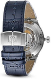 Maurice Lacroix Aikon Automatic Blue Dial Blue Leather Strap Watch For Men - AI6008-ss001-430-1 Authentic Buy Shop Now
