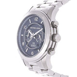 Michael Kors Stop Hunger Chronograph Blue Dial Silver Steel Strap Watch for Men - MK8314 Authentic Buy Shop Now
