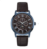 Guess Delancy Analog Brown Dial Brown Leather Strap Watch For Men - W0870G3 Authentic Buy Shop Now