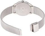 Calvin Klein Minimal Black Dial Silver Mesh Bracelet Watch for Men - K3M51151 Authentic Buy Shop Now