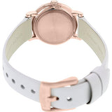 Marc Jacobs Baker White Dial White Leather Strap Watch for Women - MBM1284 Authentic Buy Shop Now