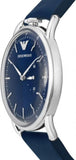 Emporio Armani Aviator Quartz Blue Dial Blue Leather Strap Watch For Men - AR11335 Authentic Buy Shop Now