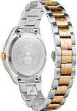 Versace Hellenyium GMT Blue Dial Two Tone Steel Strap Watch for Men - V11060017 Authentic Buy Shop Now