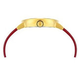 Versace Virtus White Dial Red Leather Strap Watch for Women - VEHC00219 Authentic Buy Shop Now