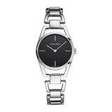 Calvin Klein Dainty Black Dial Silver Steel Strap Watch for Women - K7L23141 Authentic Buy Shop Now
