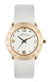 Marc Jacobs Amy White Dial White Leather Strap Watch for Women - MBM1150 Authentic Buy Shop Now
