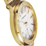 Versace Greca Silver Dial Gold Steel Strap Watch for Men - VEVI00520 Authentic Buy Shop Now