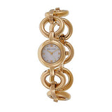 Marc Jacobs Rock White Dial Gold Steel Strap Watch for Women - MBM3005 Authentic Buy Shop Now