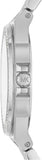 Michael Kors Lennox Three Hand Silver Dial Silver Steel Strap Watch For Women - MK7280 Authentic Buy Shop Now