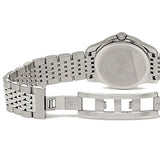 Gucci G Timeless Diamonds Mother of Pearl Black Dial Silver Mesh Bracelet Watch For Women - YA126507 Authentic Buy Shop Now