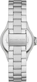 Michael Kors Lennox Three Hand Silver Dial Silver Steel Strap Watch For Women - MK7280 Authentic Buy Shop Now