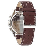 Tommy Hilfiger Parker Chronograph Blue Dial Brown Leather Strap Watch For Men - 1791837 Authentic Buy Shop Now