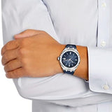 Maurice Lacroix Aikon Automatic Blue Dial Blue Leather Strap Watch For Men - AI6008-ss001-430-1 Authentic Buy Shop Now