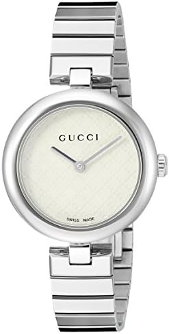 Gucci Diamantissima Quartz White Dial Silver Steel Strap Watch For Women - YA141402 Authentic Buy Shop Now