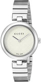 Gucci Diamantissima Quartz White Dial Silver Steel Strap Watch For Women - YA141402 Authentic Buy Shop Now