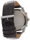 Guess Exec Chronograph White Dial Brown Leather Strap Watch For Men - W0076G2 Authentic Buy Shop Now