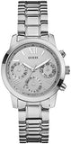 Guess Mini Sunrise Silver Dial Silver Steel Strap Watch For Women - W0448L1 Authentic Buy Shop Now