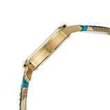 Burberry Heritage Gold Dial Blue Leather Strap Watch for Women - BU9112 Authentic Buy Shop Now