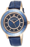 Swarovski Octea Lux Blue Dial Blue Leather Strap Watch for Women - 5414413 Authentic Buy Shop Now