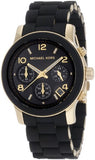 Michael Kors Runway Black Dial Black Silicone Strap Watch for Women - MK5191 Authentic Buy Shop Now