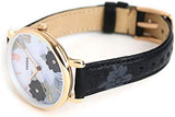 Fossil Jacqueline Mother of Pearl Dial Black Leather Strap Watch for Women - ES4535 Authentic Buy Shop Now