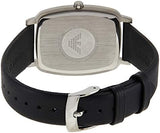 Emporio Armani Epsilon Quartz Black Dial Black Leather Strap Watch For Men - AR2490 Authentic Buy Shop Now