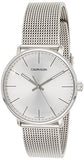 Calvin Klein White Dial Silver Mesh Bracelet Watch for Women - K8M21126 Authentic Buy Shop Now