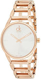 Calvin Klein Stately White Dial Gold Steel Strap Watch for Women - K3G2362W Authentic Buy Shop Now