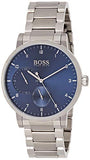 Hugo Boss Oxygen Chronograph Blue Dial Silver Steel Strap Watch for Men - 1513597 Authentic Buy Shop Now