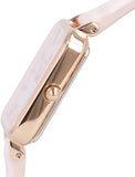 Daniel Wellington Quadro Pressed Mother of Pearl Pink Dial Pink Leather Strap Watch For Women - DW00100508 Authentic Buy Shop Now