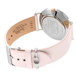 Coach Perry White Dial Pink Leather Strap Watch for Women - 14503118 Authentic Buy Shop Now