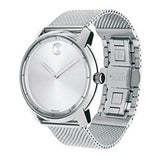 Movado Bold Silver Dial Silver Mesh Bracelet Watch For Men - 3600260 Authentic Buy Shop Now