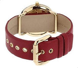 Marc Jacobs Amy Red Dial Burgundy Leather Strap Watch for Women - MBM1152 Authentic Buy Shop Now