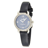 Coach Delancey Navy Blue Dial Blue Leather Strap Watch for Women - 14502668 Authentic Buy Shop Now