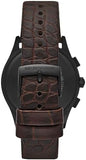 Emporio Armani Paolo Chronograph Black Dial Brown Leather Strap Watch For Men - AR11549 Authentic Buy Shop Now