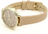 Emporio Armani Kappa Quartz Mother of Pearl Taupe Dial Brown Leather Strap Watch For Men - AR11151 Authentic Buy Shop Now