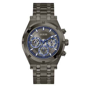 Guess Continental Grey Dial Grey Steel Strap Watch for Men - GW0260G3 Authentic Buy Shop Now