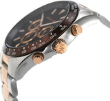 Michael Kors Layton Chronograph Black Dial Two Tone Steel Strap Watch For Men - MK8913 Authentic Buy Shop Now