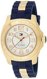 Tommy Hilfiger White Dial Two Tone Steel Strap Watch for Women - 1781307 Authentic Buy Shop Now