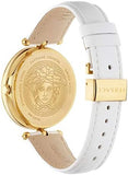 Versace Palazzo Empire White Dial White Leather Strap Watch for Women - VCO040017 Authentic Buy Shop Now